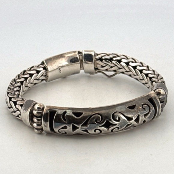 Other - Artisan Handmade Sterling Silver Braided Bracelet